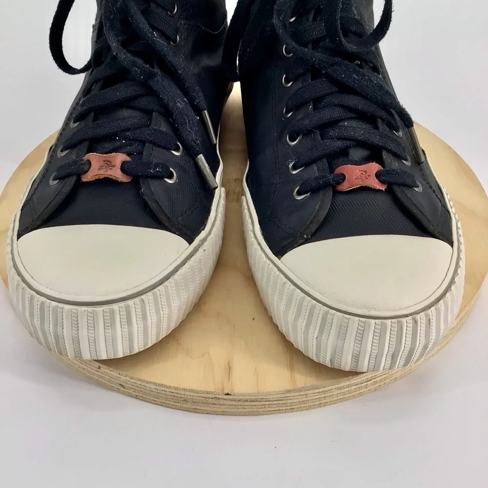 PF Flyers Men's/Women's Coated Canvas Hi Casual Sneaker Men's Sz 12/ Women 13.5 - Picture 2 of 16